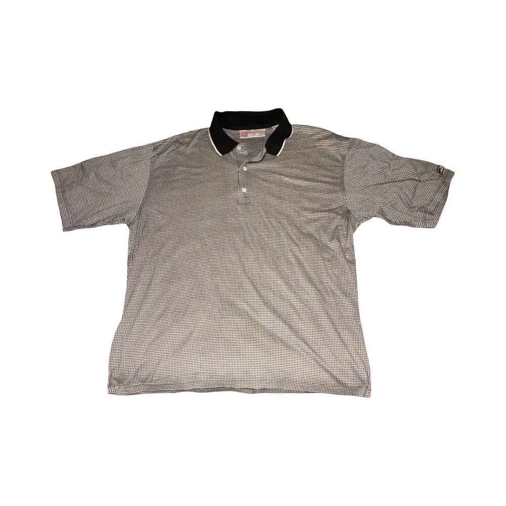 Slazenger Checkered Polo Shirt Men's XL